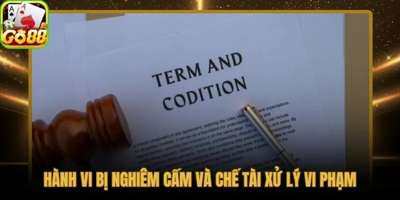 Các hành vi vi phạm điều khoản điều kiện và thang chế tài bốn cấp tương xứng