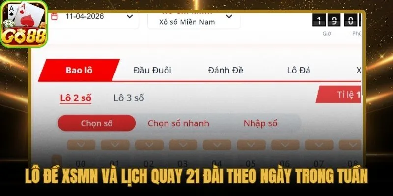 Lô đề miền Nam với 21 đài XSMN phủ kín 7 ngày