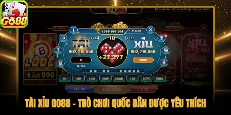 Tài xỉu quốc dân đơn giản đến mức ai cũng chơi được