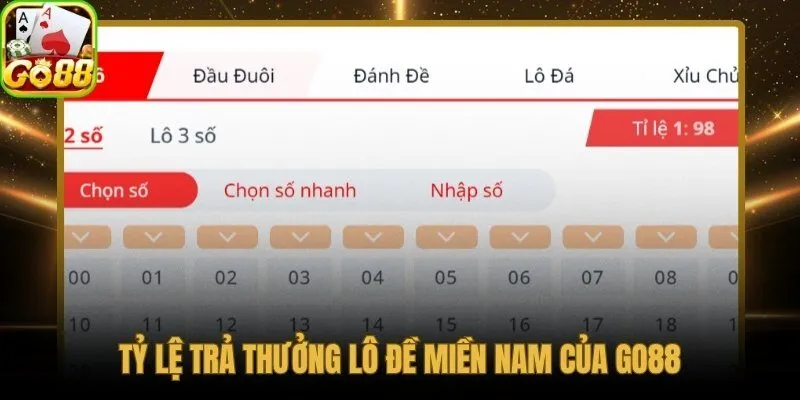 Tỷ lệ lô đề miền Nam vượt trội so với thị trường
